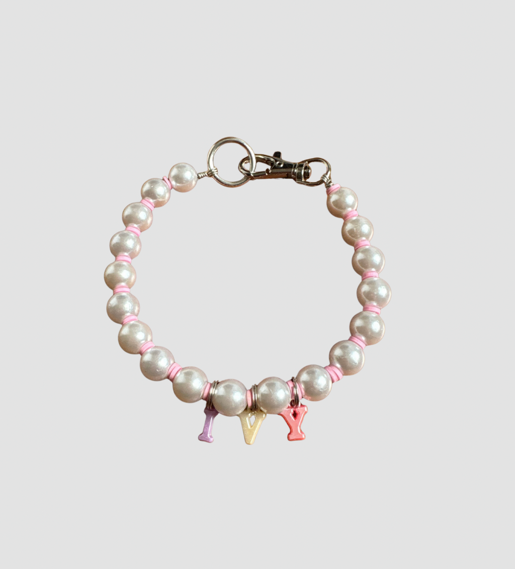 Pearl necklace - pinky