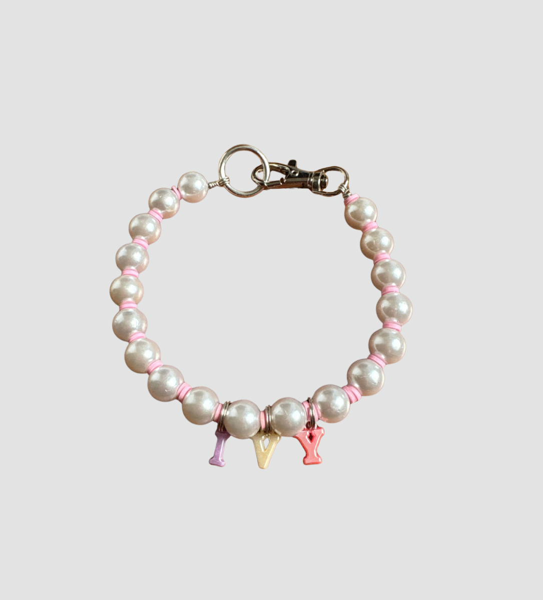 Pearl necklace - pinky